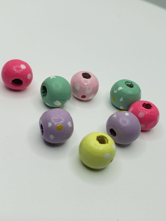 Wooden Easter Beads