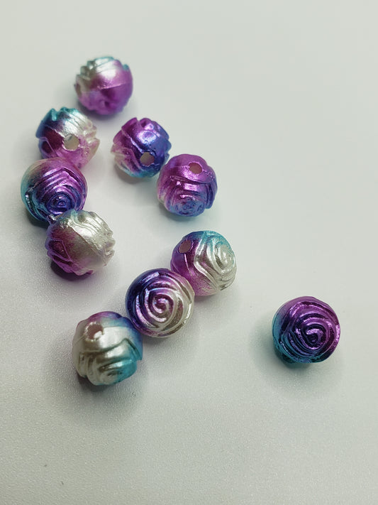 Tri-color Light Rose Beads [PBW]